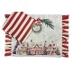 SET CUCINA COTONE VOLANT CHRISTAMS DAY LOVELY SHABBY GITIESSE