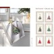 CONFEZIONE 6 PEZZI ASSORTITI STROFINACCI 55X80CM COTONE DIGITALE NATALE TIFFANY XMAS 6 VINGI