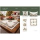 SET CENTRO RUNNER FODERA CUSCINO GOBELIN NATALE SPLENDID VINGI