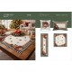 SET CENTRO RUNNER FODERA CUSCINO GOBELIN NATALE MAGIC VINGI