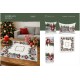SET CENTRO RUNNER FODERA CUSCINO GOBELIN NATALE ISLANDA VINGI