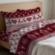 COMPLETO LENZUOLA COTONE STUBE QUADRIFOGLIO