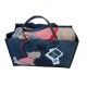 PLAID PILE 130X160CM RICAMATO CON BORSA IN FELTRO CANE RIGATO PUPPY DAUNEX