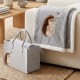 PLAID PILE 130X160CM RICAMATO CON BORSA IN FELTRO RICCIO GENTILE DAUNEX