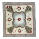 SET CENTRO RUNNER FODERA CUSCINO GOBELIN NATALE GHIRLANDA BARBERITEX
