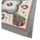 SET CENTRO RUNNER FODERA CUSCINO GOBELIN NATALE GHIRLANDA BARBERITEX