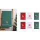 STROFINACCI SPUGNA COTONE RICAMATO 3 PEZZI NATALE MERRY ALBERO VINGI