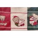 STROFINACCI SPUGNA COTONE RICAMATO 3 PEZZI NATALE ORSETTO VINGI