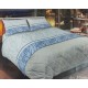 COMPLETO LENZUOLA FLANELLA MATRIMONIALE FLAMES GRETA