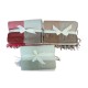 PLAID EFFETTO LANA 140X180CM CON FRANGE ROSALIE DIADEMA