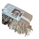 PLAID EFFETTO LANA 140X180CM CON FRANGE ROSALIE DIADEMA