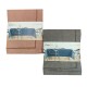 TOVAGLIA RUNNER MISTO COTONE CHAMBRAY URBAN LINEA ORO