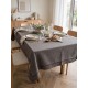 TOVAGLIA RUNNER MISTO COTONE CHAMBRAY URBAN LINEA ORO