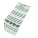 STROFINACCI COTONE 2 PEZZI 50X70CM JACQUARD CUORE PEZZOLI