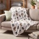 BOX 6 PEZZI PLAID 130X160CM STAMPATO MY-STERY SGHOME
