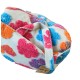 PLAID 130X160CM CON BORSA EFFETTO LANA COTTA FIORI WILLO SGHOME