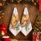 STROFINACCI 50X70CM 3 PEZZI COTONE DIGITALE TEAM PANDORO E PANETTONE SGHOME