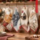 STROFINACCI 50X70CM 4 PEZZI COTONE DIGITALE CANDY GATTI MARS SGHOME