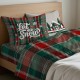 COMPLETO LENZUOLA COTONE SNOW QUADRIFOGLIO