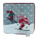 FEDERA CUSCINO ARREDO IN MAGLIA 40X40CM SAGOMATA SCIATORI PEZZOLI