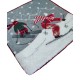 FEDERA CUSCINO ARREDO IN MAGLIA 40X40CM SAGOMATA SCIATORI PEZZOLI