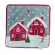 FEDERA CUSCINO ARREDO IN MAGLIA 40X40CM SAGOMATA CASINE PEZZOLI
