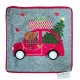 FEDERA CUSCINO ARREDO IN MAGLIA 40X40CM SAGOMATA MACCHINA TEDDY PEZZOLI