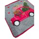 FEDERA CUSCINO ARREDO IN MAGLIA 40X40CM SAGOMATA MACCHINA TEDDY PEZZOLI
