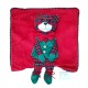 FEDERA CUSCINO ARREDO VELLUTO 40X40CM SAGOMATA TEDDY TARTAN PEZZOLI