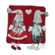 FEDERA CUSCINO ARREDO IN MAGLIA 40X40CM SAGOMATA GNOMETTI PEZZOLI