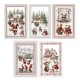 STROFINACCI 5 PEZZI 50X70CM COTONE DIGITALE NATALE PEZZOLI