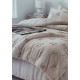 TRAPUNTA INVERNALE MATRIMONIALE MICROFIBRA SHERPA JACQUARD RIBBON SOPHIE