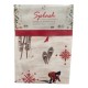 TOVAGLIA ANTIMACCHIA SPLASH XMAS DAKOTA DIVERTIMENTO SU NEVE LOVELY HOME