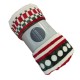 PLAID PILE 130X160CM AGNELLATO STAMPATO LAPPONIA RENNE VERDE ROSSO EASY HOME