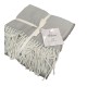 PLAID EFFETTO LANA 130X170CM CON FRANGE ORLEANS SOPHIE