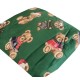 TRAPUNTA INVERNALE MATRIMONIALE VELLUTO SHERPA TEDDY SNOW VERDE LOVELY HOME