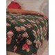 TRAPUNTA INVERNALE MATRIMONIALE VELLUTO SHERPA TEDDY SNOW VERDE LOVELY HOME