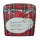 TRAPUNTA INVERNALE MATRIMONIALE MICROFIBRA TARTAN ROSSO DIADEMA