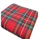 TRAPUNTA INVERNALE MATRIMONIALE MICROFIBRA TARTAN ROSSO DIADEMA