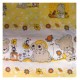 COMPLETO LENZUOLA COTONE LETTINO &quot;ORSETTI&quot; GIALLO
