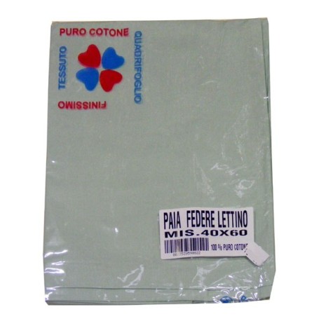 COPPIA FEDERE LETTINO 2 PEZZI TINTA UNITA