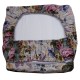 CUSCINO PER SEDIA &quot;FIORI AURORA&quot; ELASTICO QUADRIFOGLIO RETRO