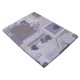 COPRITUTTO COTONE DISEGNO HOLLY CUORI MIROS PEZZOLI AZZURRO