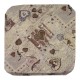 CONFEZIONE 6 PEZZI CUSCINI PER SEDIE ALETTE HOLLY CUORI PEZZOLI BEIGE