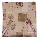 CONFEZIONE 4 PEZZI CUSCINI PER SEDIE CON LACCI HOLLY CUORI MIROS PEZZOLI BORDEAUX