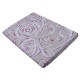 COPRITUTTO COTONE DISEGNO CUORI ROSE MIROS PEZZOLI BORDEAUX