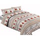 COMPLETO LENZUOLA COTONE ORSETTI QUADRIFOGLIO