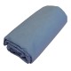 LENZUOLO SOTTO CON ANGOLI COTONE TINTA UNITA LOVELY HOME CELESTE