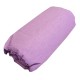 LENZUOLO SOTTO CON ANGOLI COTONE TINTA UNITA LOVELY HOME LILLA