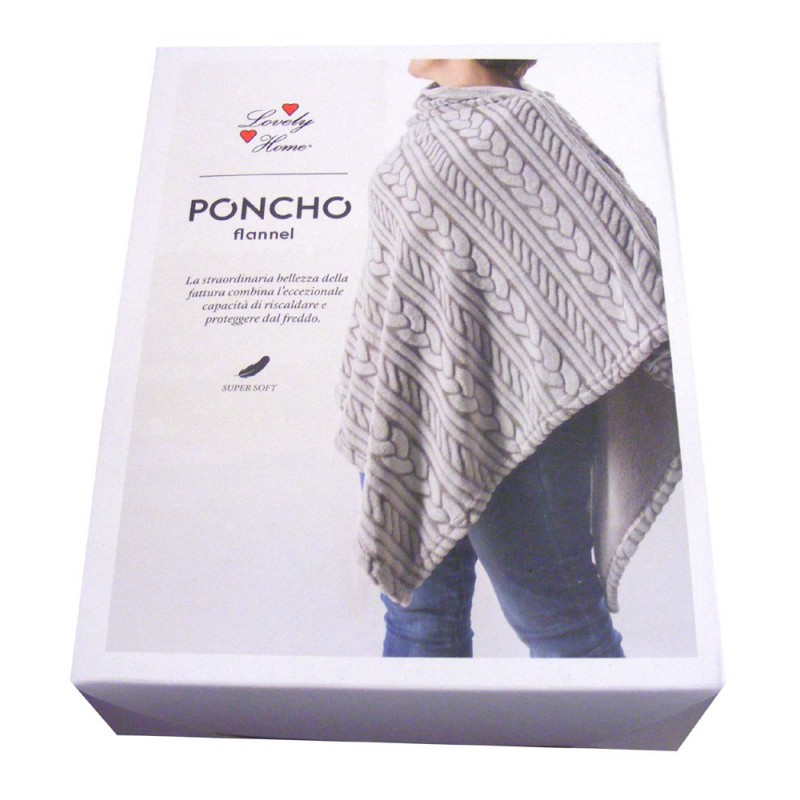 Lovely Home Poncho Flannel 